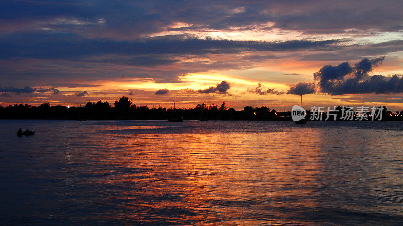 马来西亚的Kinabalu sunset, landscape